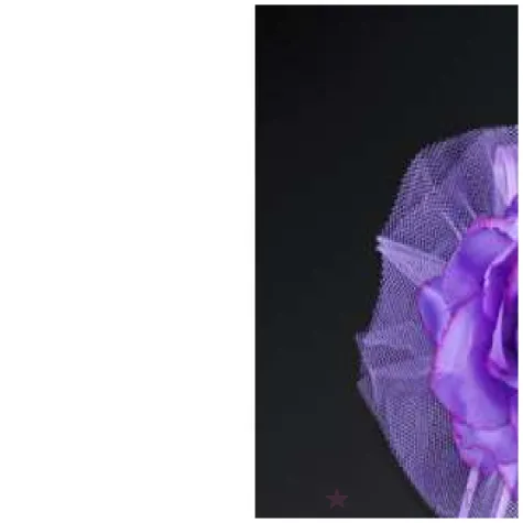 bukieciki z roza liliowe 14 cm 4 szt