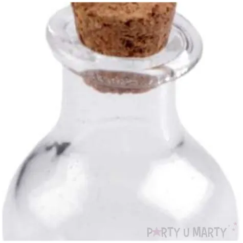 buteleczka classic korek z oczkiem szklana 5x23 mm 5 szt