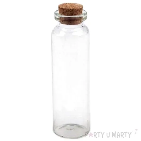 buteleczka szklana 20x75 mm z korkiem 20 szt