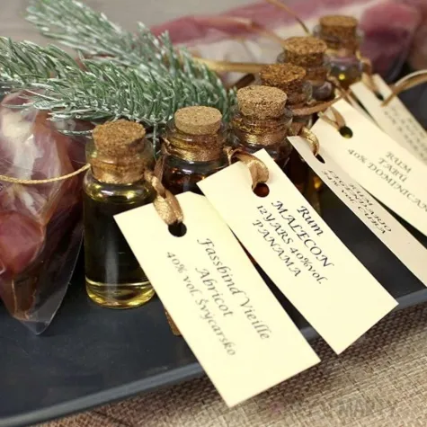 buteleczka szklana 20x75 mm z korkiem 20 szt