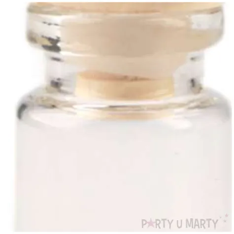 buteleczka szklana classic wood 21x40 mm 12 szt