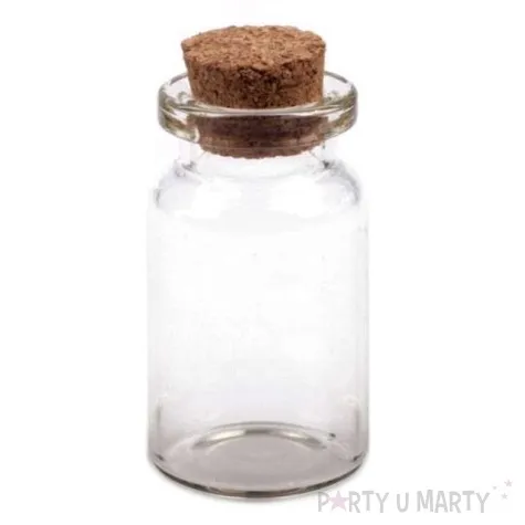 buteleczka szklana classic z korkiem stoklasa 20x40 mm 20 szt