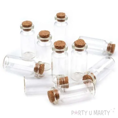 buteleczka szklana classic z korkiem stoklasa 20x50 mm 20 szt