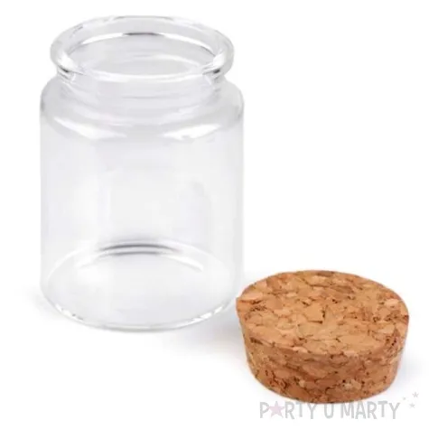 buteleczka szklana classic z korkiem stoklasa 45x65 mm 4 szt