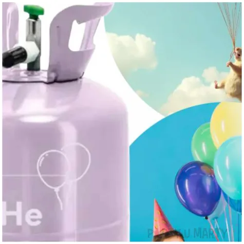 butla jednorazowa z helem classic 30 fioletowy jasny partydeco