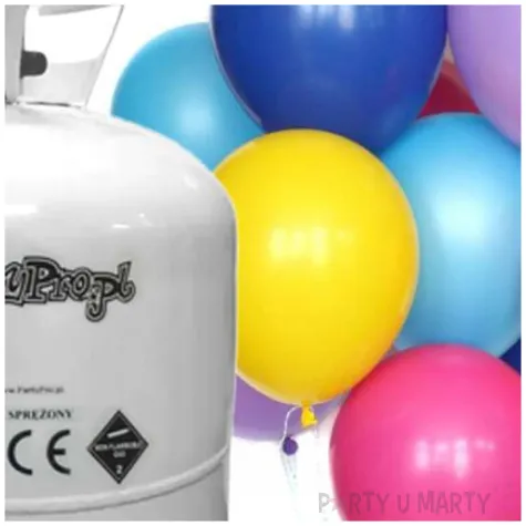 butla jednorazowa z helem standard 30 balony partypro