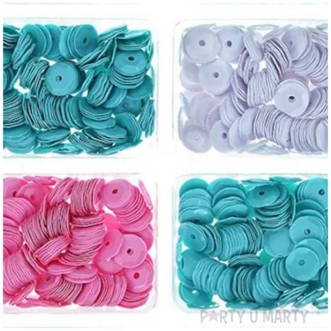 cekiny classic 4 kolory mix 6mm titanum 24g