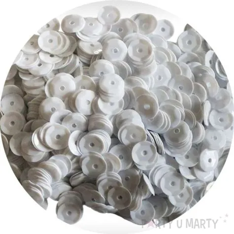 cekiny classic biale 9 mm 14 g titanum