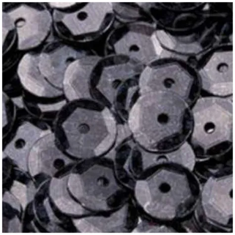 cekiny classic holo czarne 8 mm 10 g brewis