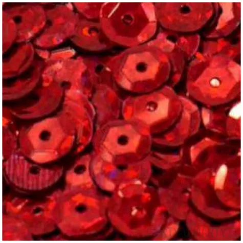 cekiny classic holo czerwone 8 mm 10 g brewis