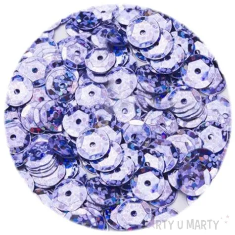 cekiny classic holo fioletowe jasne 8 mm 12 g czakos