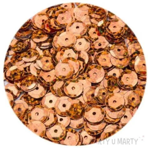 cekiny classic holo miedziane 6 mm 10 g brewis