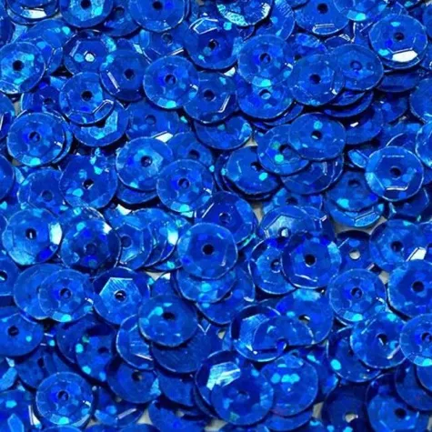 cekiny classic holo niebieskie 6 mm 15 g dekoracjepolska