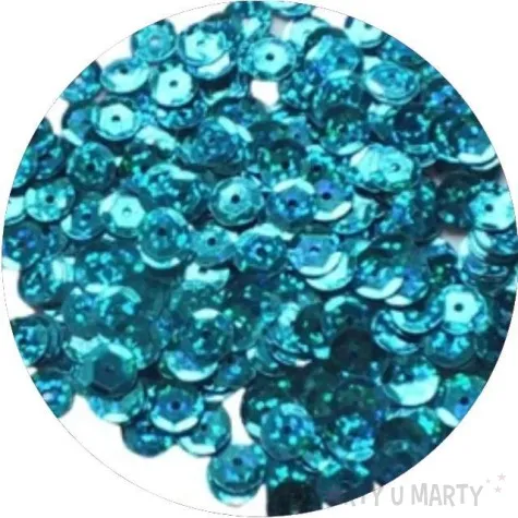 cekiny classic holo niebieskie jasne 8 mm 10 g aliga