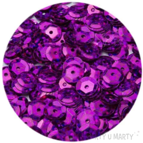 cekiny classic holo purpurowe 6 mm 12 g czakos