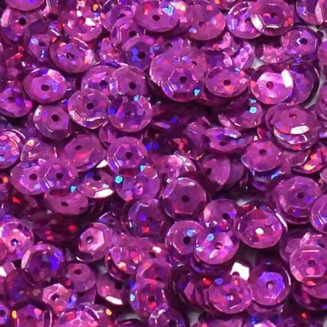 cekiny classic holo rozowe 6 mm 15 g dekoracjepolska