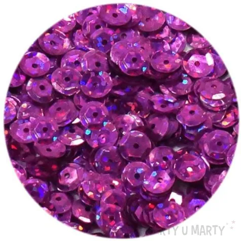 cekiny classic holo rozowe 6 mm 15 g dekoracjepolska