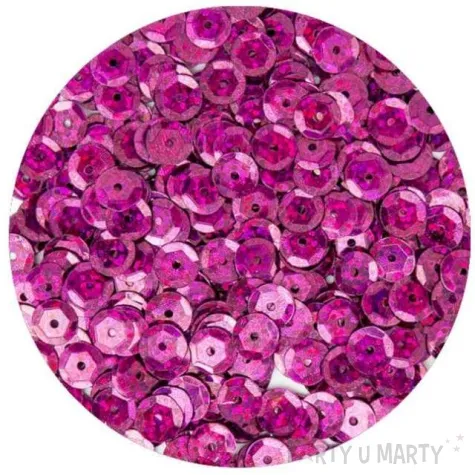 cekiny classic holo rozowe 8 mm 10 g brewis