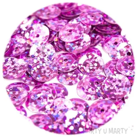 cekiny classic holo rozowe 8 mm 12 g czakos