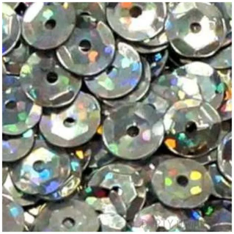 cekiny classic holo srebrne 8 mm 10 g brewis