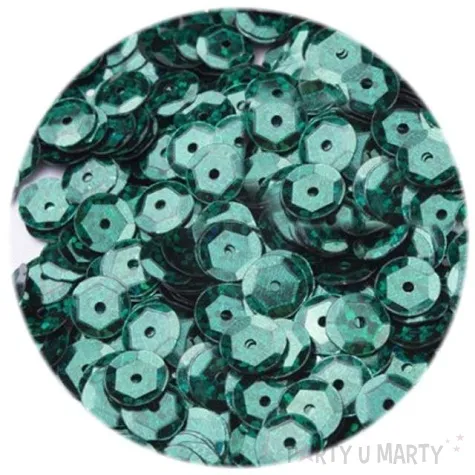 cekiny classic holo zielone butelkowe 8 mm 12 g czakos