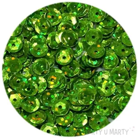 cekiny classic holo zielone oliwkowe 6 mm 15 g dekoracjepolska