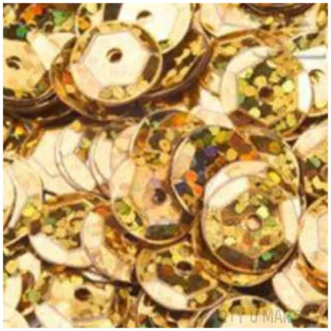 cekiny classic holo zlote 6 mm 10 g brewis