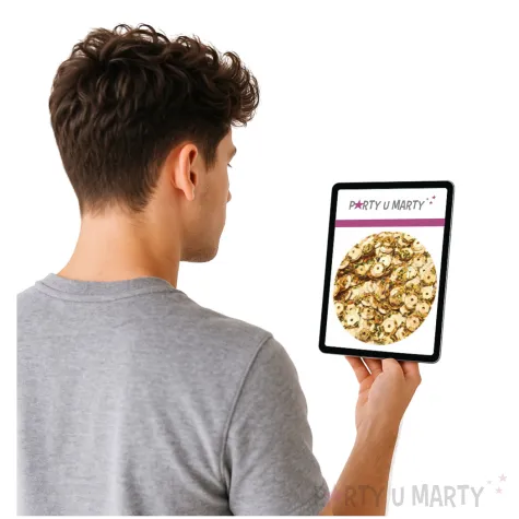 cekiny classic holo zlote 8 mm 10 g brewis