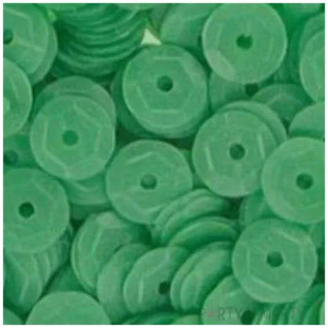 cekiny classic mat zielone 7 mm 10 g titanum