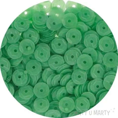 cekiny classic mat zielone 7 mm 10 g titanum