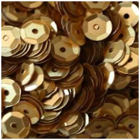 cekiny classic mat zlote 7 mm 10 g titanum