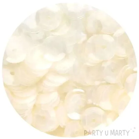 cekiny classic matowe biale 6 mm brewis 10 g