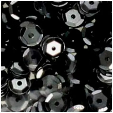 cekiny classic matowe czarne 6 mm brewis 10 g