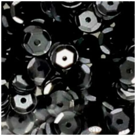 cekiny classic matowe czarne 8 mm brewis 10 g