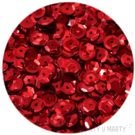 cekiny classic matowe czerwone 6 mm brewis 10 g