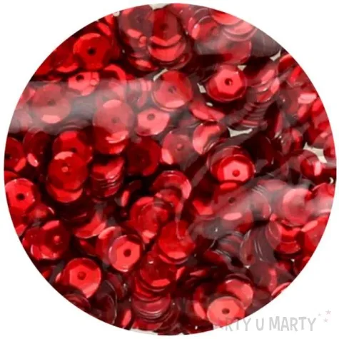 cekiny classic matowe czerwone 8 mm brewis 10 g