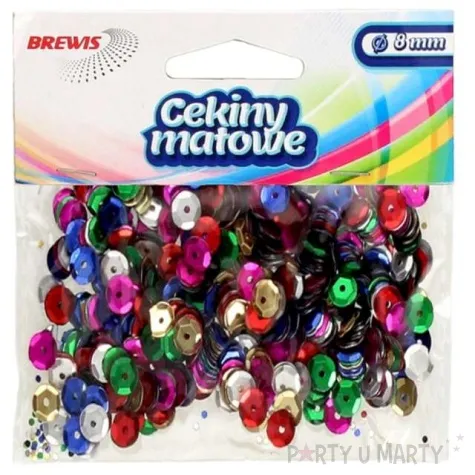 cekiny classic matowe mix 8 mm brewis 10 g
