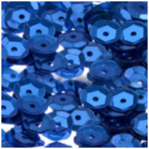 cekiny classic matowe niebieskie 6 mm brewis 10 g