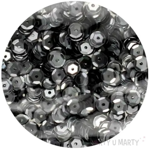 cekiny classic matowe szare 8 mm brewis 10 g