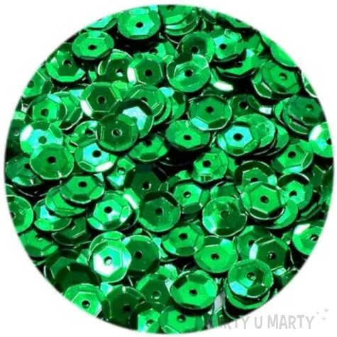 cekiny classic matowe zielone 6 mm brewis 10 g