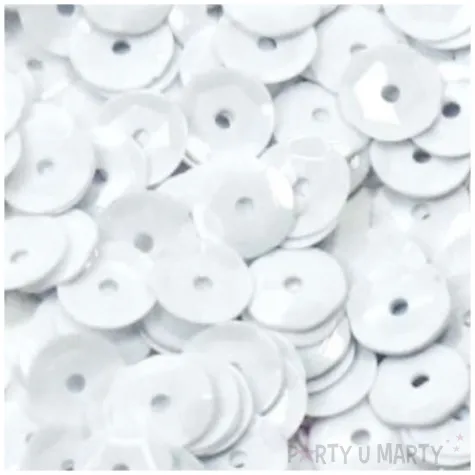 cekiny classic metalic biale 9 mm 15 g arpex