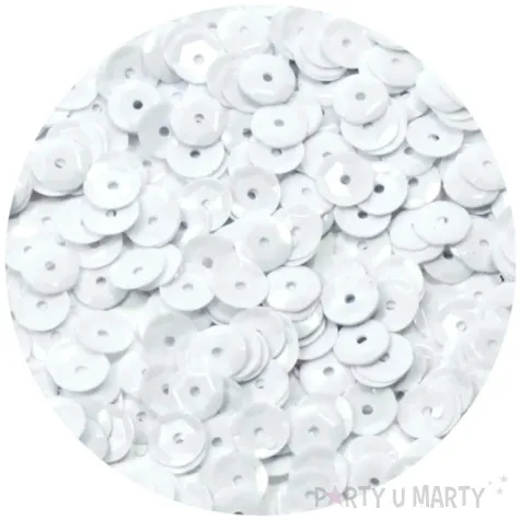 cekiny classic metalic biale 9 mm 15 g arpex