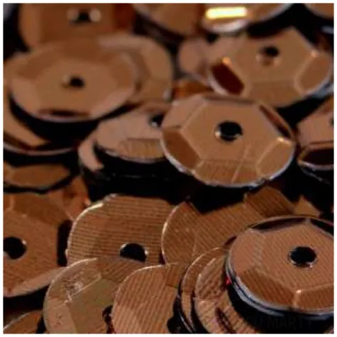 cekiny classic metalic brazowe 8 mm 10 g aliga