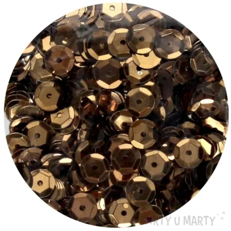 cekiny classic metalic brazowy 8 mm 10 g brewis