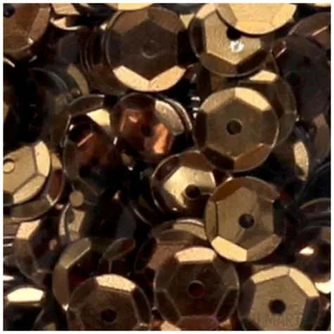 cekiny classic metalic brazowy 8 mm 10 g brewis