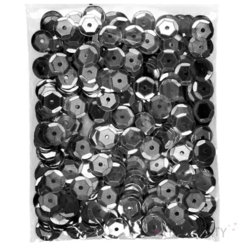 cekiny classic metalic czarny 8 mm 10 g brewis