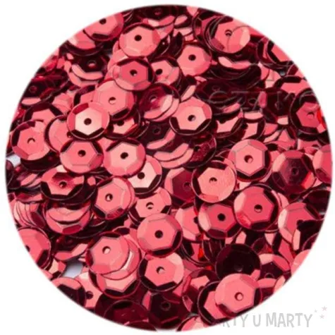 cekiny classic metalic czerwone 6 mm 12 g czakos