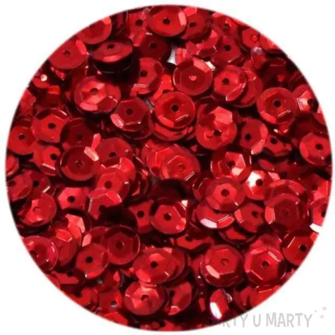 cekiny classic metalic czerwone 8 mm 10 g aliga