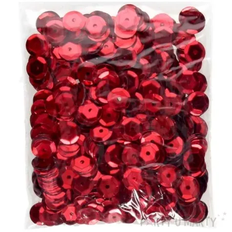 cekiny classic metalic czerwony 8 mm 10 g brewis