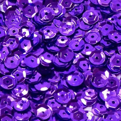 cekiny classic metalic fioletowe 6 mm 15 g dekoracjepolska